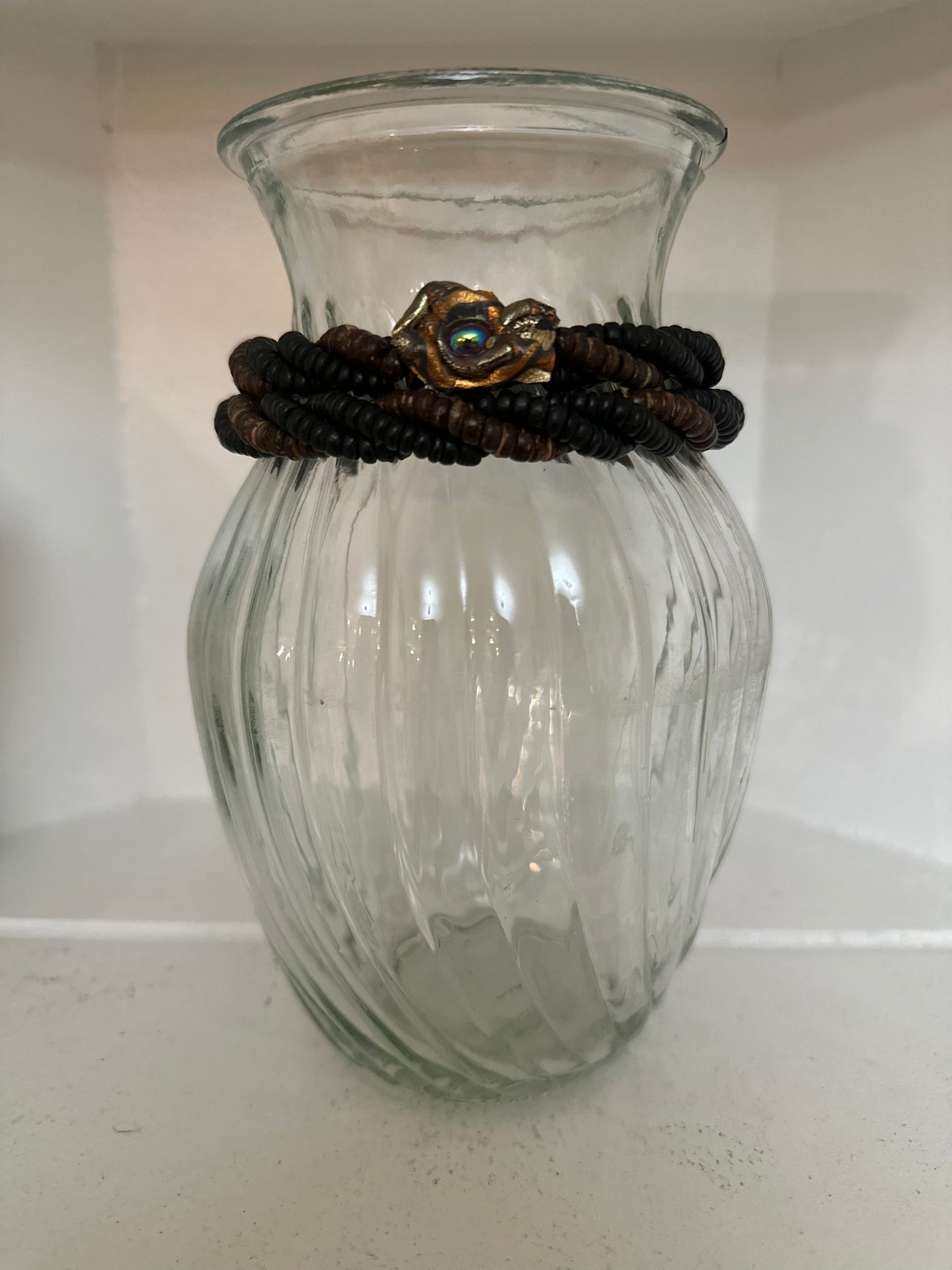 Ms. Jackie Vase | Wood Adornment Representing the beautiful Ebb and Flow of Relationships