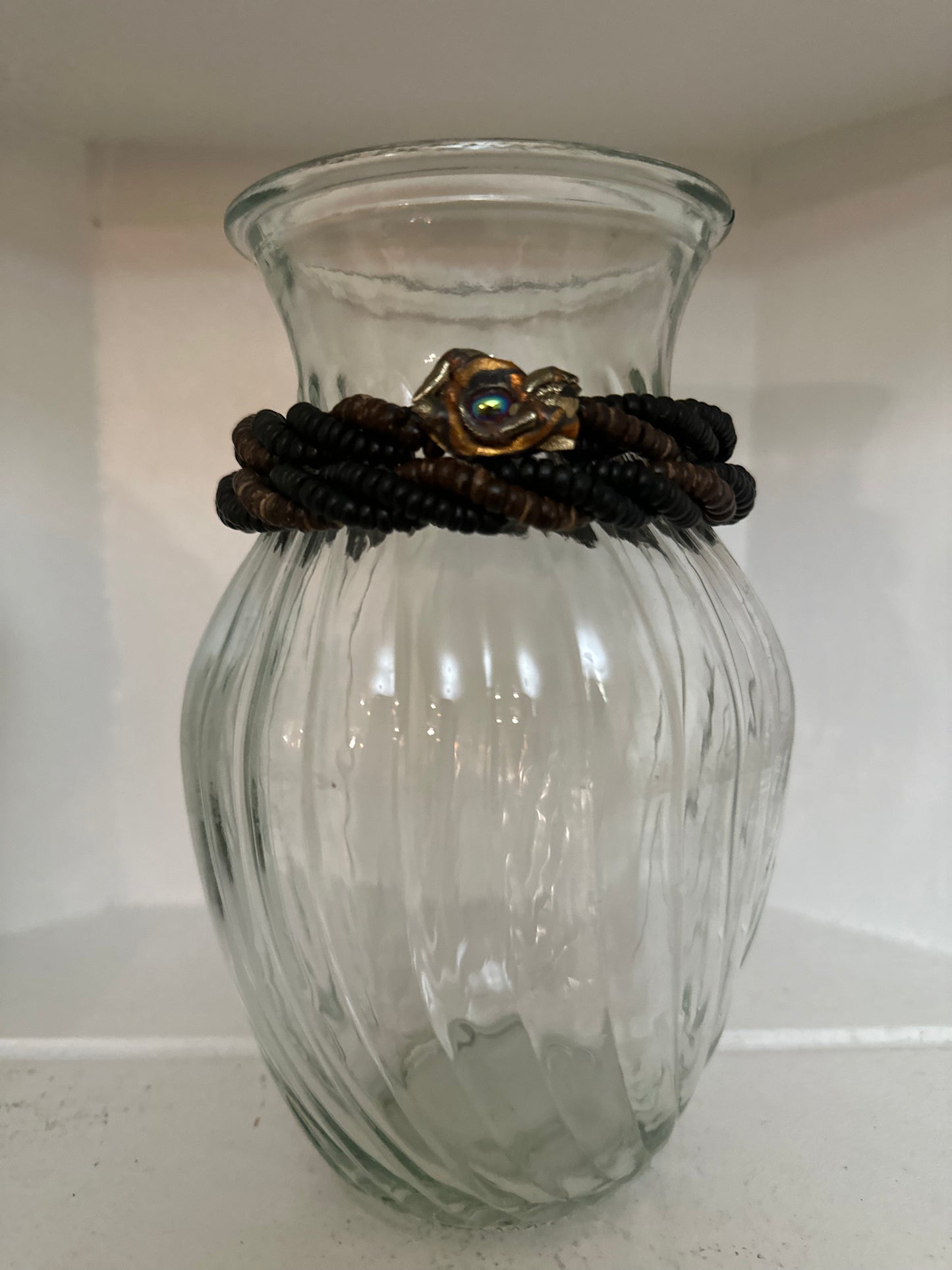 Ms. Jackie Vase | Wood Adornment Representing the beautiful Ebb and Flow of Relationships